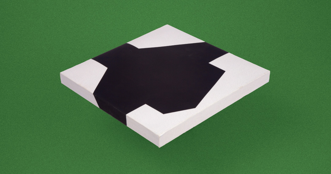 bandeira fragmento sobre verde
